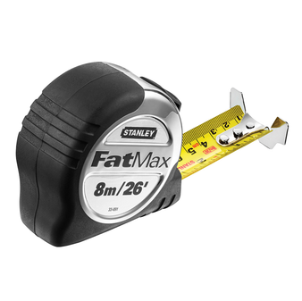 Stanley FatMax Pro Pocket Tape - 8m / 26ft (STA533891)