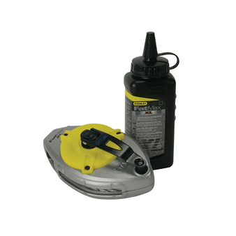 Stanley FatMax Chalk Line Reel with Chalk - 30m (100ft) (STA047488)