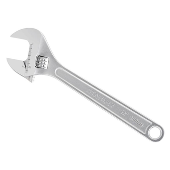 Stanley Metal Adjustable Wrench - 300mm (12") (STA013156)