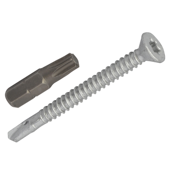 ForgeFix TechFast Timber to Light Section Steel Roofing Screws - 5.5 x 60mm (100 Pack) (FORTFCL5560)