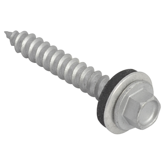 ForgeFix TechFast Sheet Metal to Timber Hex Head Screws - 6.3 x 45mm (100 Pack) (FORTFHT6345)