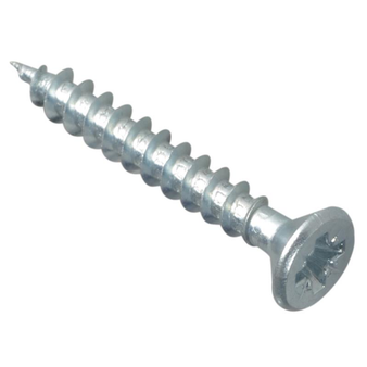 ForgeFix Multi-Purpose Single Thread Countersunk Screws (Zinc Plated) - 4 x 30mm (200 Pack Box) (FORMPS430ZP)