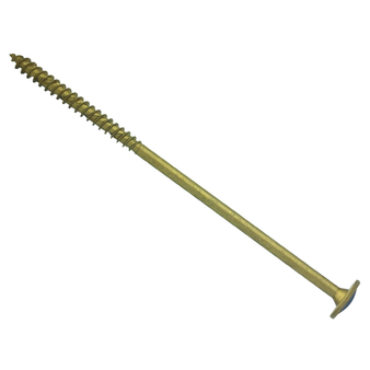 ForgeFix Wafer Head T40 Timber Construction Screws (Tan Elementech 2000) - 8 x 180mm (25 Pack Tub) (FORCS8180)
