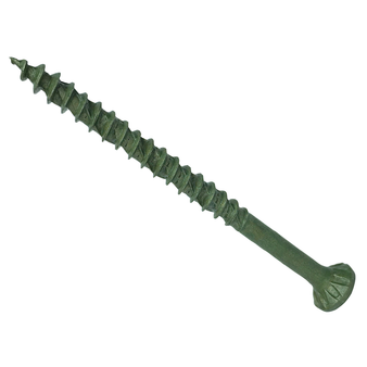 ForgeFix ForgeFast T25 Countersunk Decking Screws (Green Elementech 2000) - 5.0 x 100mm (300 Pack Tub) (FORDS5100GT)