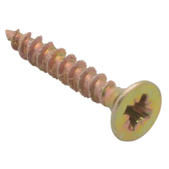 ForgeFix Spectre Advanced Countersunk Wood Screws (Zinc Yellow Passivated) - 3.0 x 25mm (200 Pack Box) (FORSPE325Y)