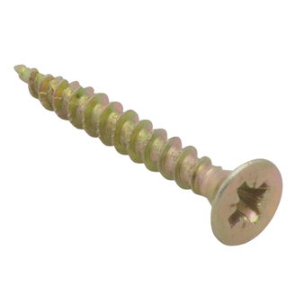 ForgeFix Spectre Advanced Countersunk Wood Screws (Zinc Yellow Passivated) - 4.0 x 30mm (1000 Pack Box) (FORSPE430YB)