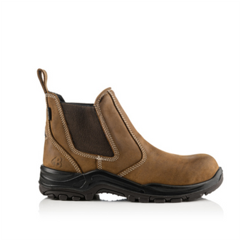 Buckler Dealerz S3 HRO SRC Waterproof Dealer Safety Boots - UK 10 / EU 44 (Brown) (ZDEALERZBR-10)