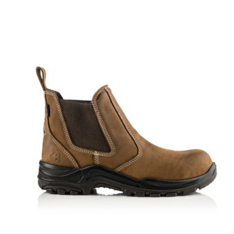 Buckler Dealerz S3 HRO SRC Waterproof Dealer Safety Boots - UK 12 / EU 46 (Brown) (ZDEALERZBR-12)