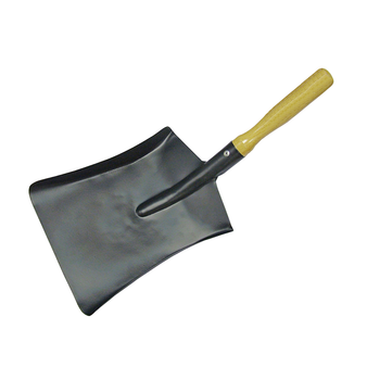 Faithfull Steel Coal Shovel with Wood Handle - 230mm (FAICOALS9)