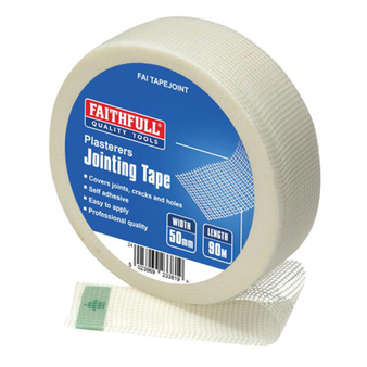 Faithfull PT1-50 Plasterer's Joint Tape - 50mm x 90m (FAITAPEJOINT)