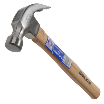 Faithfull Claw Hammer with Hickory Shaft - 454g (16oz) (FAICAH16)
