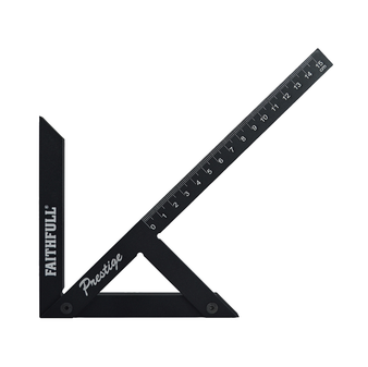 Faithfull Prestige Aluminium Centre Finder Gauge (Black) - 150mm (FAICSQ15CNC)