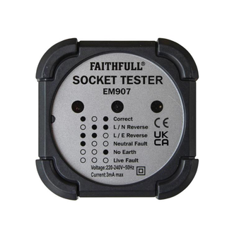 Faithfull Socket Polarity Tester (FAIDETSOC)