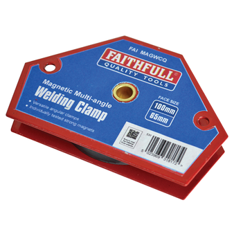 Faithfull Welding Magnet Quick Clamp - 100 x 65mm (FAIMAGWCQ)