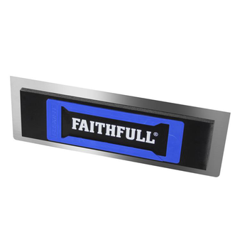 Faithfull Stainless Steel Flexifit Trowel with Foam - 400mm (16in) (FAIPFLEX16S)