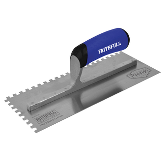 Faithfull Prestige 6mm Notched Trowel - 275 x 115mm (11 x 4 1/2in) (FAIPTNT11SS)