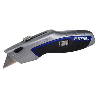 Faithfull Professional Auto-Load Utility Knife (FAITKRPROAUT)
