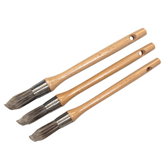 Faithfull Pointed Brush Set (3 Piece) (FAIPBPOINT3)