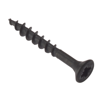 ForgeFix Single Coarse Thread Carcass Screws (Black Phosphate) - 4.2 x 45mm (200 Pack Box) (FORCARS4245)