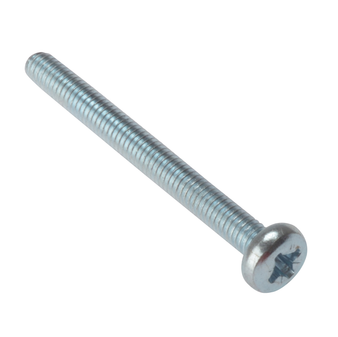 ForgeFix Pozi Pan Head Machine Screw (Zinc Plated) - M4 x 30mm (25 Pack Bag) (FORMSPH430M)