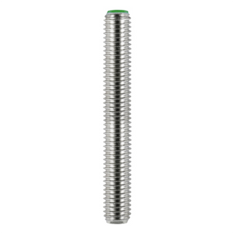 Timco Stainless Steel Threaded Bars (Silver) - M8 x 1000mm (5 Pack Bag) (08TBSS)