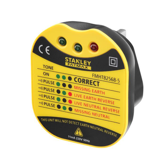 Stanley FatMax UK Wall Plug Tester (INT582568)