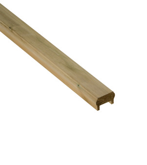 Birkdale Universal Wood Decking Rail Fillet Piece - 1800mm (B758000G)