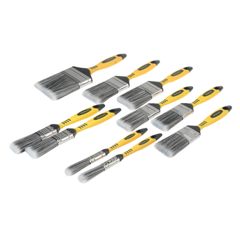 Stanley Loss Free Synthetic Brush Set (10 Piece) - 12mm 25mm 38mm 50mm & 75mm (STASTPPLF10)