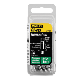 Stanley 1-PAA62 Short Aluminium Rivets - 5 x 3mm (15 Pack) (STA1PAA62)