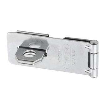 Abus Hasp & Staple with Fixings - 95mm (200/95) (ABU20095SC)