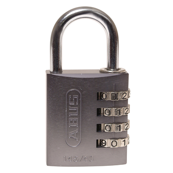 Abus Aluminium Combination Padlock - 40mm (Titanium) (145/40) (ABU14540TIT)