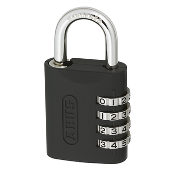 Abus 4 Digit Combination Padlock with Key Override - 45mm (158KC/45) (ABU158KC45)