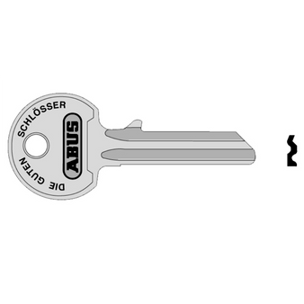 Abus Right Hand Key Blank - 55mm (36/55) (ABUKB00835)