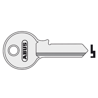 Abus Key Blank for 50mm Standard Security Brass Padlock (55/50) (ABUKB02884)