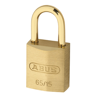Abus Medium Security Brass Padlock - 15mm (Keyed Alike 6151) (65MB/15) (ABUKA09326)