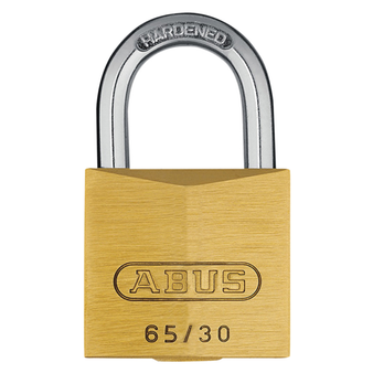 Abus Medium Security Brass Padlock - 30mm (Keyed Alike 302) (65/30) (ABUKA02334)
