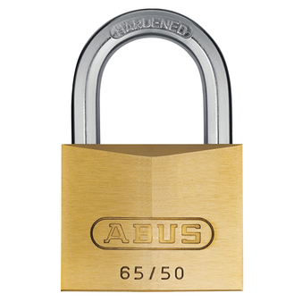 Abus Medium Security Brass Padlock - 50mm (Keyed Alike 505) (65/50) (ABUKA03906)
