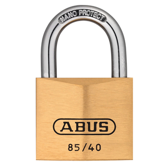 Abus High Security Brass Padlock - 40mm (Keyed Alike 709) (85/40) (ABUKA02456)