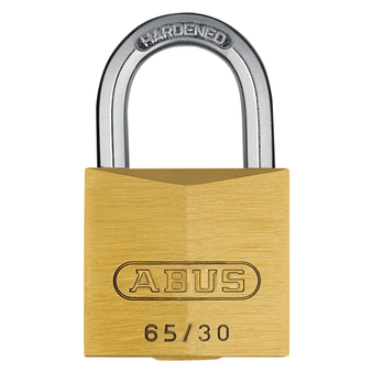 Abus Medium Security Brass Padlock - 30mm (65/30) (ABU6530)