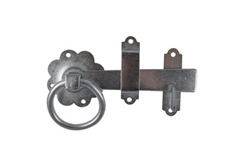 Taurus Ring Gate Latch - Plain Type Ring 150mm (6") Zinc Plated - Pre-Packed