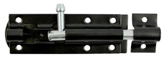 Taurus Straight Tower Bolt 75mm (3") Epoxy Black - Pre-Packed