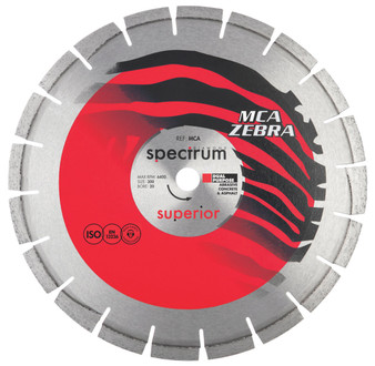 OX Spectrum Superior Zebra Dia Blade - Abrasive - 400/20mm