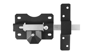 Taurus Long Throw Gate Lock - Single 50mm (2") Epoxy Black (GLS50)