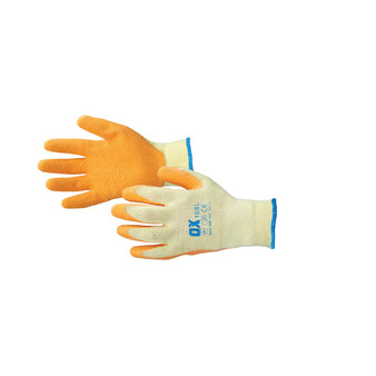 OX Latex Grip Gloves - X-Large (Size 10)