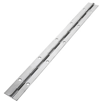 TIMco Veto Piano Hinges - Steel - Nickel (1800 x 25mm) (434471)