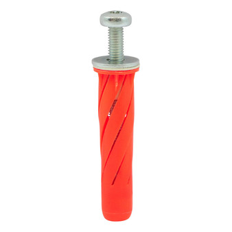 TIMco Multi-Fix Stella Fixings - TX - Pan - Red M5 x 80mm - 25 Pack (STRED80)