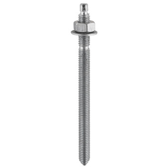 TIMco Chemical Anchor Studs - Hot Dipped Galvanised M12 x 160mm - 10 Pack (12160CSG)