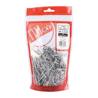 TIMco Jagged Plasterboard Nails - Galvanised (30 x 2.65mm) 500g Bag (JPN30MB)