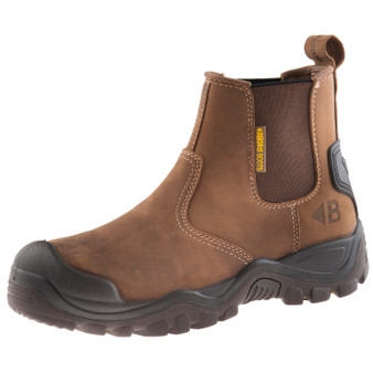 Buckler Boots BSH006BR Safety Dealer Boot - Brown - UK 6 / EU 39 (BSH006BR-06)