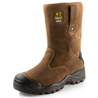 Buckler Boots BSH010BR Safety Rigger Boot - Brown - UK 8 / EU 42 (BSH010BR-08)